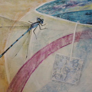 Cup of Wonder - dragonfly detail